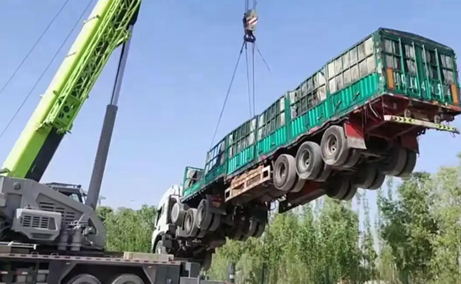 广宗道路脱困救援案例